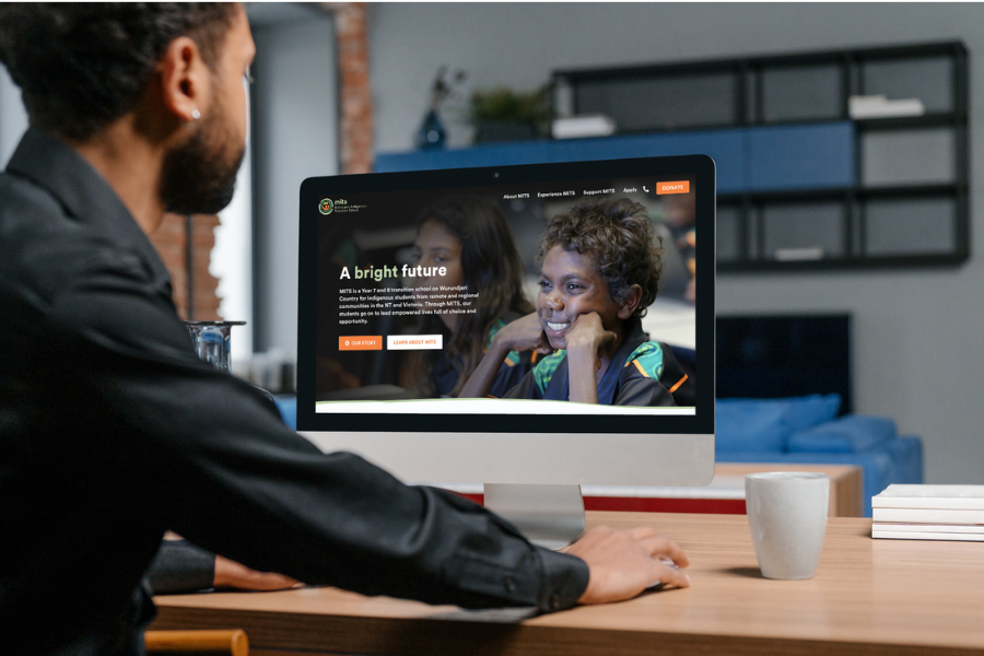 Melbourne Indigenous Transition School website design and digital by espresso media